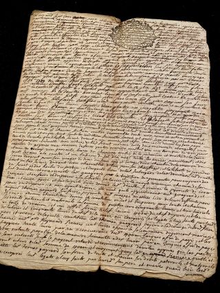 1715 Old Document