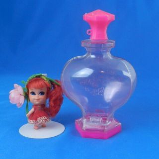 Vintage Liddle Kiddles Rosebud Kologne Doll In Perfume Bottle Mattel 1960s