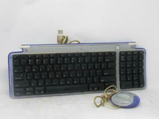 Vintage Apple M2452 Purple Grape Keyboard For Imac And M4848 Mouse