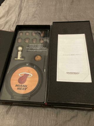 Enterbay Lebron James Miami Heat Limited Edition Action Figure 12 Inch 1/6 Scale