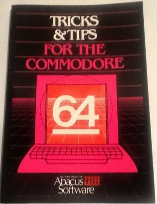 Tricks And Tips For The Commodore 64 Computer Softcover Abacus Software C64