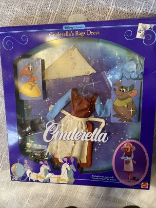 Vtg 199disney Classics Cinderella’s Rag Dress Box