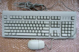Vintage Apple Desktop Bus M2980 Design Keyboard And Adb Mouse Ii M2706,