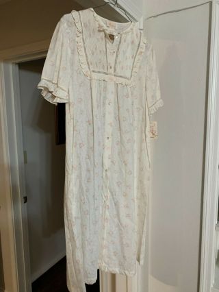 Vintqage Barbizon Nightgown - Batiste Fabric - New/tags - Size M - Us