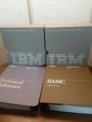 Vintage Ibm Personal Computer Hardware Reference Library And Basic Software Read