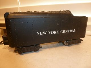 Marx O - Gauge Train York Central 8 - Wheel Die - Cast Scale Tender
