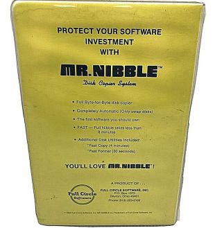MR.  Nibble Disk Copier System Vintage Commodore 64 5.  25 