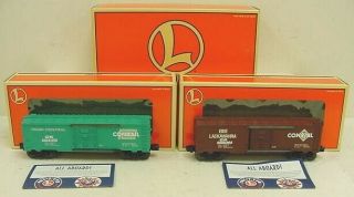 Lionel 6 - 21756 Overstamped Cr/pc Boxcar Set Ex/box