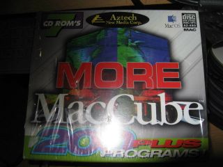 Rare Vintage More Mac Cube Aztech Media 7 Cd - Rom 