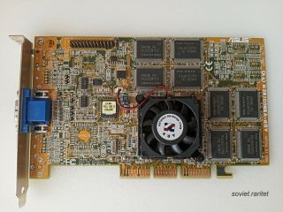 Asus Agp - V3800/32m Sgram Nvidia Riva Tnt2 Pro 32mb Agp4x Video Graphics Card