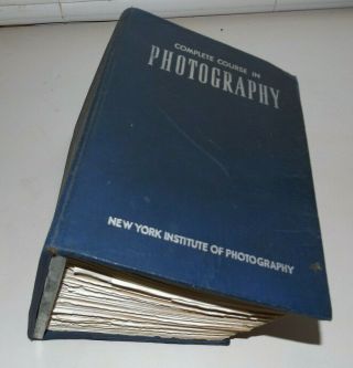 Vintage York Institute of Photography Complete Course in Photography Binder 2
