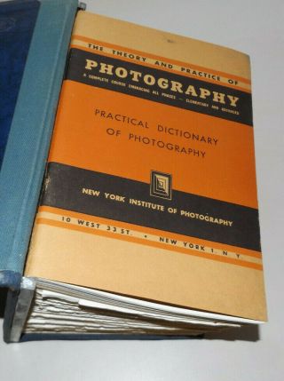 Vintage York Institute of Photography Complete Course in Photography Binder 3
