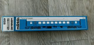 Marklin 4128 Ho Gauge Obb Passenger Coach - 50 81 37 - 35 040 - 3 - Boxed