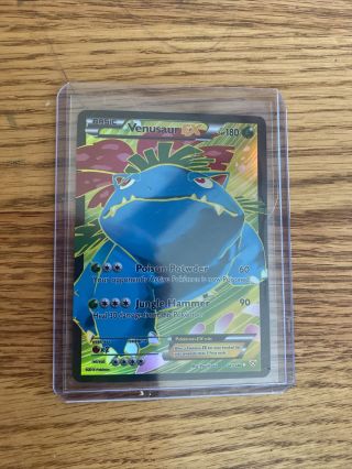 Venusaur Ex 141/146 Full Art Ultra Rare Holo Pokémon Card Xy Base Set Nm