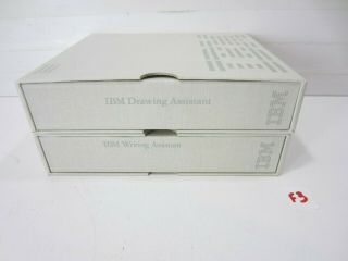 Vintage Ibm Drawing & Writing Assistant Software & Manuals (f3)
