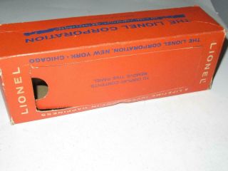 Lionel Post - War - Empty Box For A 6814 First Aid Car - Good - M12