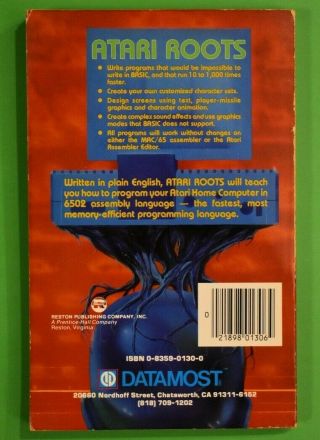 Atari Roots A Guide To Atari Assembly Language 1984 Book Mark Andrews 2