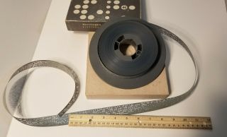 Vintage Computer Burroughs Punched Paper Tape Large Reel,  Box
