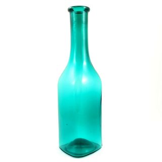Carr Lowry Glass Co TEAL PERFUME COLOGNE BOTTLE mold blown baltimore 1890 barber 3
