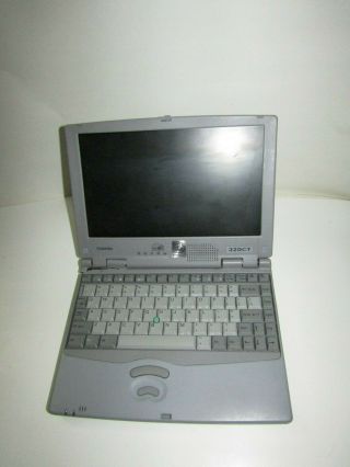 Vintage Toshiba 320ct Portege Laptop Dock Windows 95 Pa1274u Pa2661u