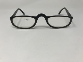 CHRISTIAN DIOR MONSIEUR Eyeglasses Frame Austria 2075 - 90 50 - 24mm Black Flat ZA84 2