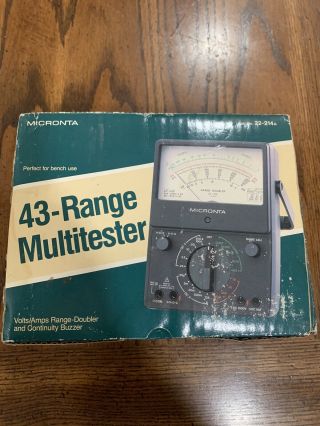 Multitester Micronta 43 - Range Volts/amps Range Doubler No.  22 - 214
