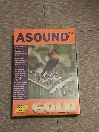 Asound Gold Isa Sound Card As007 3d - Pnp.  And.