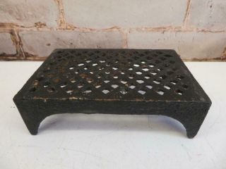 Antique Kitchen Really Old Kettle Iron Stand Trivet