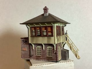 Ho Scale 1:87 Handcrafted 2 Story Yard Tower Detailed,  Weathered & Painted