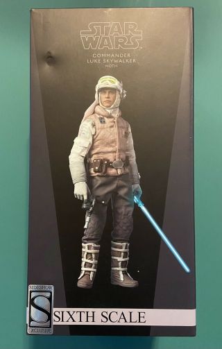 Luke Skywalker Hoth Sideshow Collectibles 1/6 Custom Figure Hot Toys 12” Read