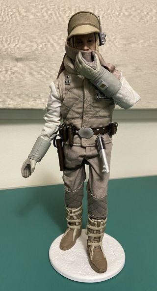 Luke Skywalker Hoth Sideshow Collectibles 1/6 CUSTOM Figure Hot Toys 12” READ 2