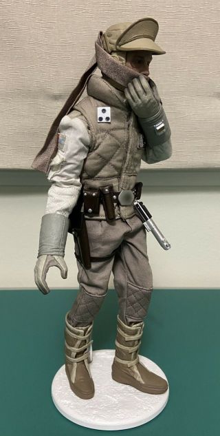 Luke Skywalker Hoth Sideshow Collectibles 1/6 CUSTOM Figure Hot Toys 12” READ 3