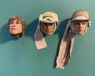 Luke Skywalker Hoth Sideshow Collectibles 1/6 CUSTOM Figure Hot Toys 12” READ 4