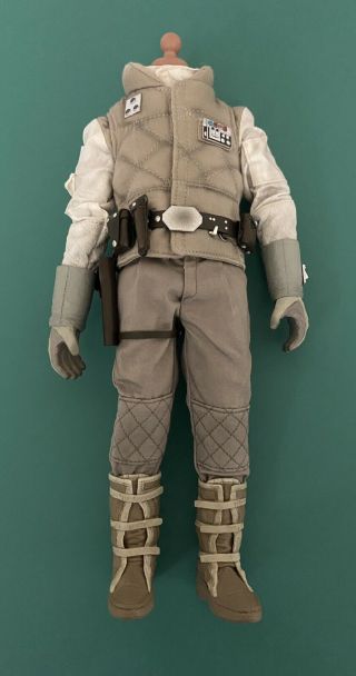 Luke Skywalker Hoth Sideshow Collectibles 1/6 CUSTOM Figure Hot Toys 12” READ 5