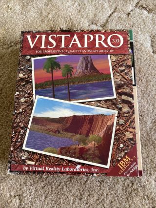 Vintage 1993 Vistapro 3.  0 Ibm Version 3.  0