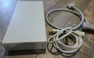 Apple Applecd 300e Plus External Cd - Rom Drive Mac Scsi
