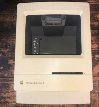 Vintage Apple Macintosh Classic Ii Full Case Body Ready For Project Emptied Out