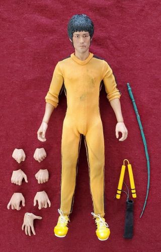 Enterbay 1/6 Scale Bruce Lee Game Of Death Behind The Scenes Figure Set A