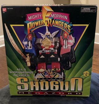 Mighty Morphin Power Rangers Mmpr Deluxe Shogun Megazord Complete Bandai 1995