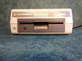 Commodore 1541 5.  25 " Floppy Disk Drive W/power Cord Powers Up - Light Comes On