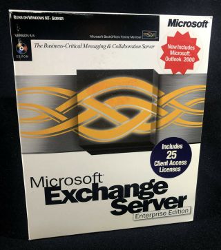 Microsoft Exchange Server Enterprise Edition 5.  5 Vintage (1997) 395 - 01328