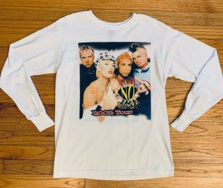 No Doubt Rock Steady Tour T - Shirt 2002 Gwen Stefani Long Sleeve Medium