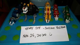 JOLLIBEE VOLTRON GOLION RARE 2008 OFFICIAL WEP PHILIPPINES RELEASED 5