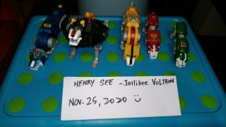 JOLLIBEE VOLTRON GOLION RARE 2008 OFFICIAL WEP PHILIPPINES RELEASED 6