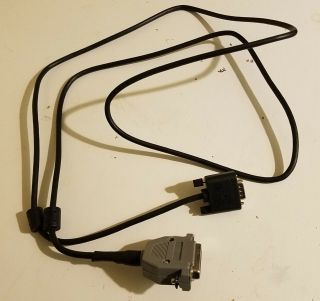 Amiga Db23 Rgb Female To Vga Male Monitor Cable 5.  9 Ft.  Real Db23 Connector