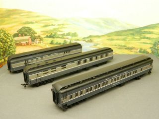Ho 1:87 Set Of Three (3) Assorted Heavyweight Pullman Cars York Central Nyc