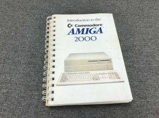 Introduction To The Commodore Amiga 2000 Computer Guide Book