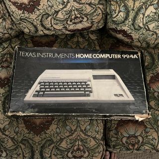 Texas Instruments 99/4a Computer W/original Box,  Manuals,  Speech Synth