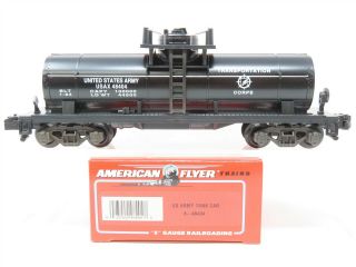 S Gauge American Flyer Lionel 6 - 48404 Usax Us Army Single Dome Tank Car 48404