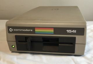 Commodore 64 Single Floppy Disk Drive 1541 With Power Cord
